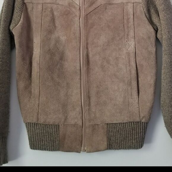 Vintage Suede Tan Jacket by Mervyn's size Small - Picture 6 of 10